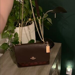 Coach Brown Leather Shoulder Bag